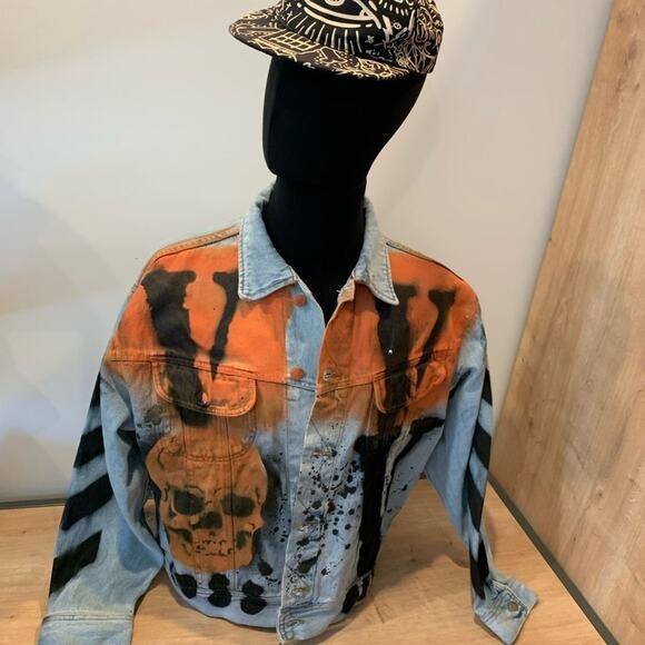 Yeezus  + Vultures Merch Jean Jacket - Size Large - Picture 4 of 12